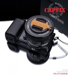 GARIZ SONY 16-50mm用 レンズキャップフィックス XA-CF1650LB ライトブラウン