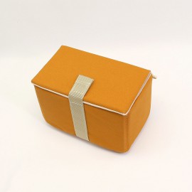 帆布インナーケース Bタイプ（フタ付き） キャメル CIFB-SCCM|インナーボックス|カメラバッグ