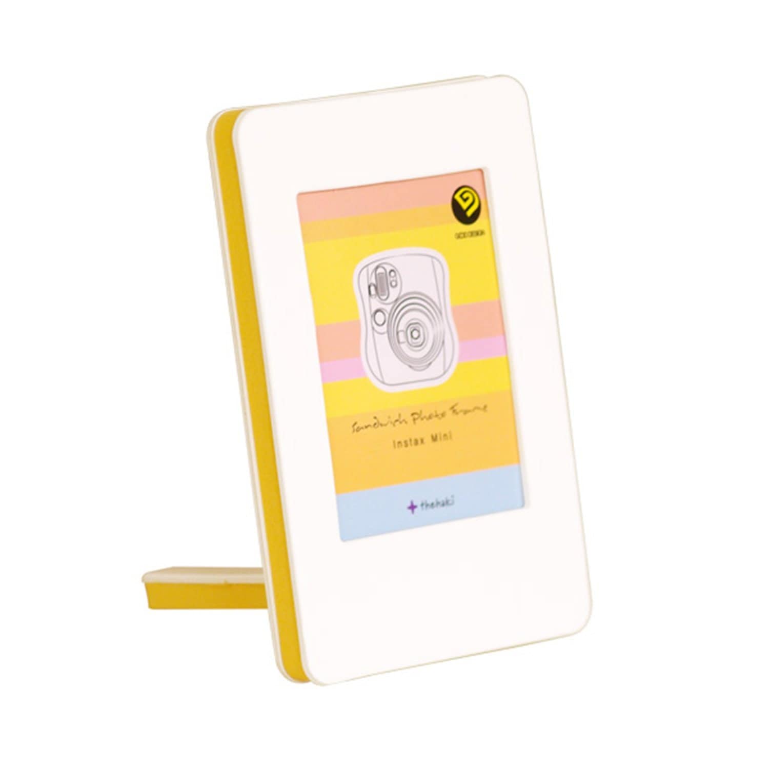 thehaki チェキ用サンドイッチフレーム 5Color (イエロー)