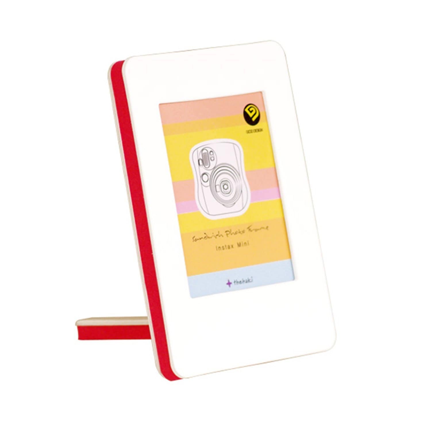 thehaki チェキ用サンドイッチフレーム 5Color (レッド)