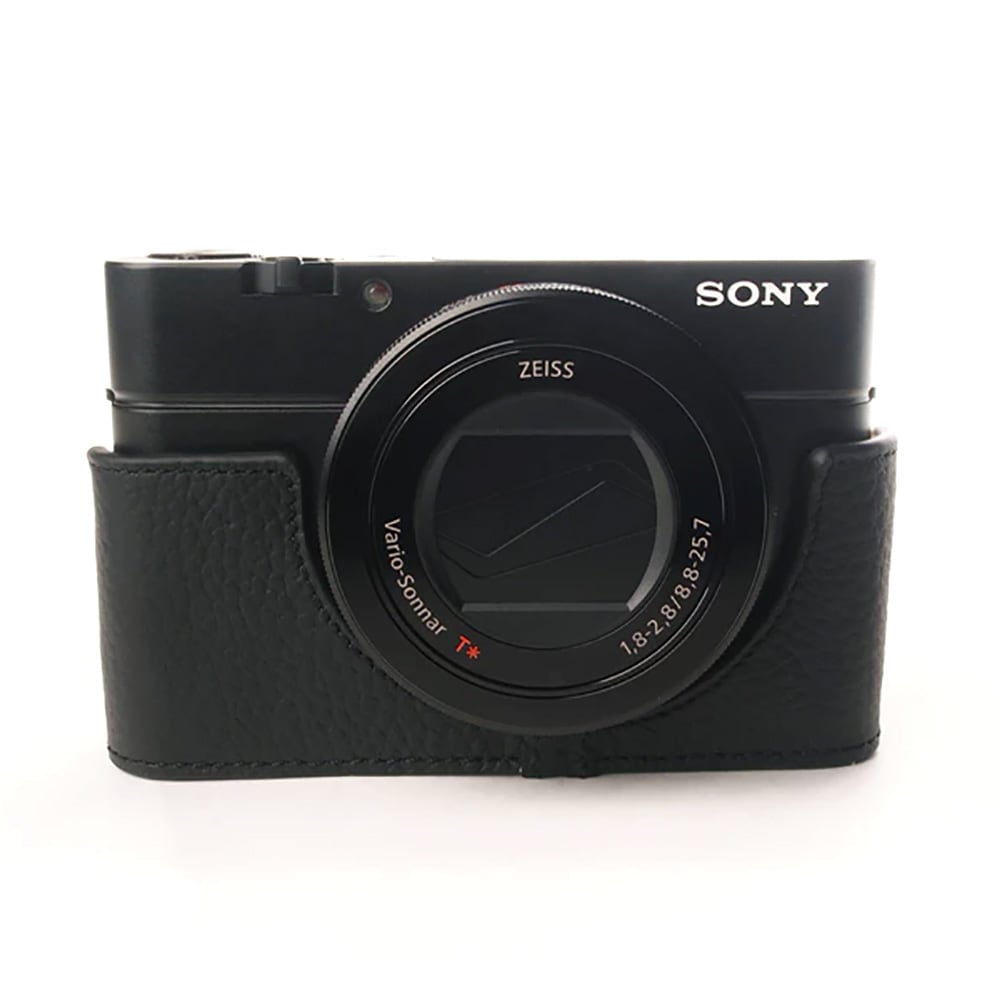 TP Original SONY RX100 II/III/IV/V 兼用 ボディーハーフケース ブラック