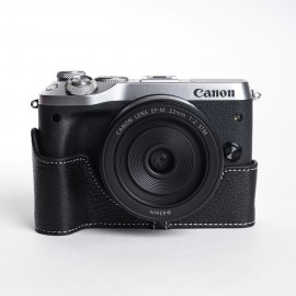 TP Original Canon EOS M6 用 ボディーハーフケース ブラック|ボディージャケット・ハーフケース|カメラケース