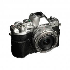 TP Original OLYMPUS OM-D E-M10 Mark III 用 ボディーハーフケース ブラック|ボディージャケット・ハーフケース|カメラケース