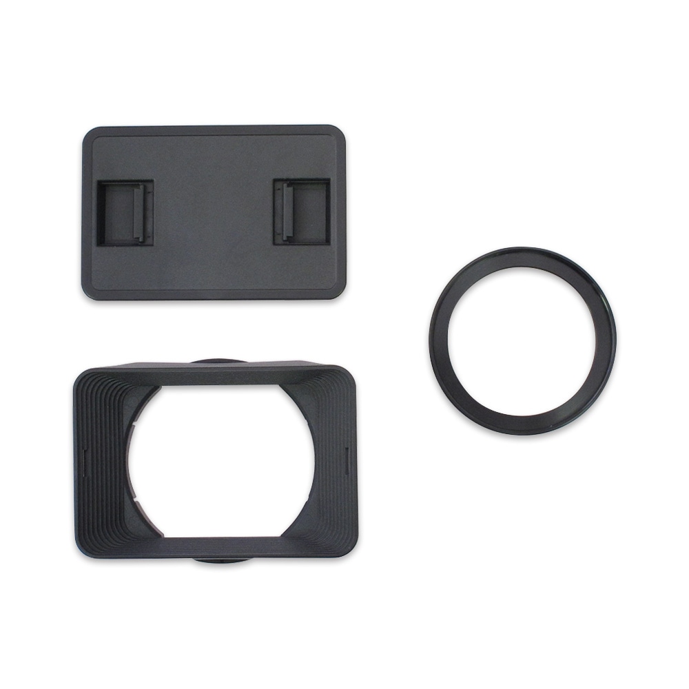 55型 角形フード フードキャップセット（ステップアップリング付き）