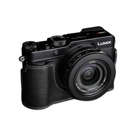 TP Original Panasonic LUMIX LX100II 用 ボディーハーフケース ブラック|ボディージャケット・ハーフケース|カメラケース