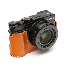 TP Original Panasonic LUMIX LX100II 用 ボディーハーフケース オレンジ|ボディージャケット・ハーフケース|カメラケース