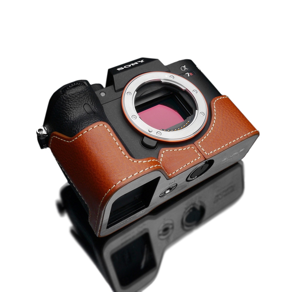 GARIZ SONY α7R IV 用 本革カメラケース XS-CHA7RM4CM キャメル