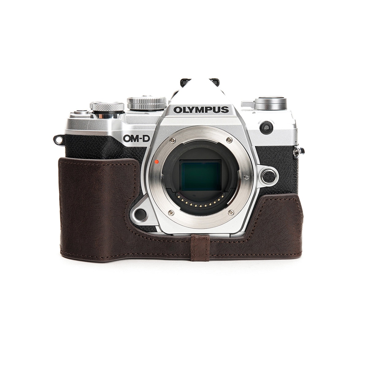 【完動品】OLYMPUS OM1 オリンパス　専用ケース付き オリンパス OM-1,OM-2用 カメラケース 本革 ブラウン #125