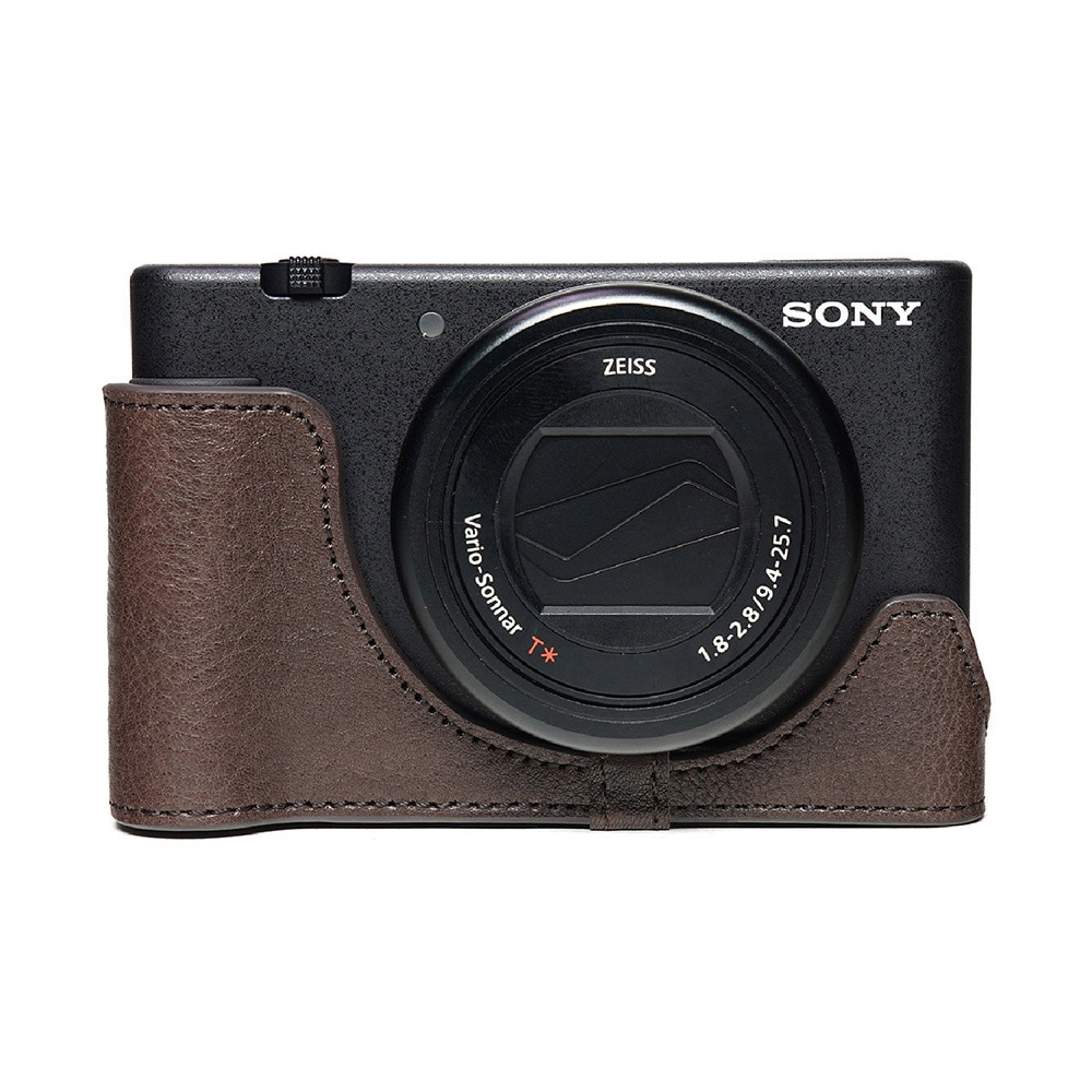 カメラケース TP Original SONY VLOGCAM ZV-1M2 ZV-1F 専用 レザー ケース Black おしゃれ 本革 牛革 速写ケース ソニー TB06ZV1M2-BK SONY VLOGCAM ZV-1 TP Original SONY VLOGCAM ZV-1 用 ボディーハーフ