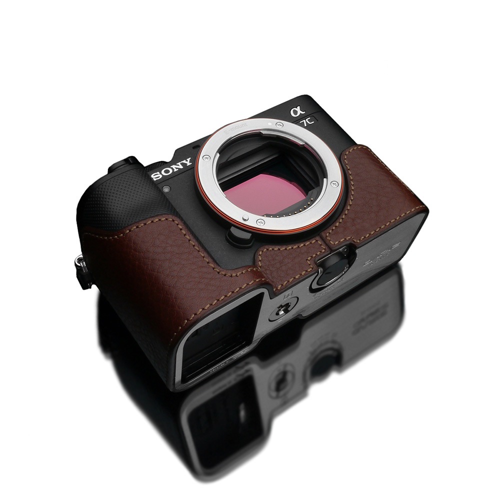 GARIZ SONY α7C 用 本革カメラケース XS-CHA7CBR ブラウン-スマイルカメラ 割引価格の商品 SONY α7c用 GARIZ ボディースーツ XS-CHA7CBK ゲリズ その他