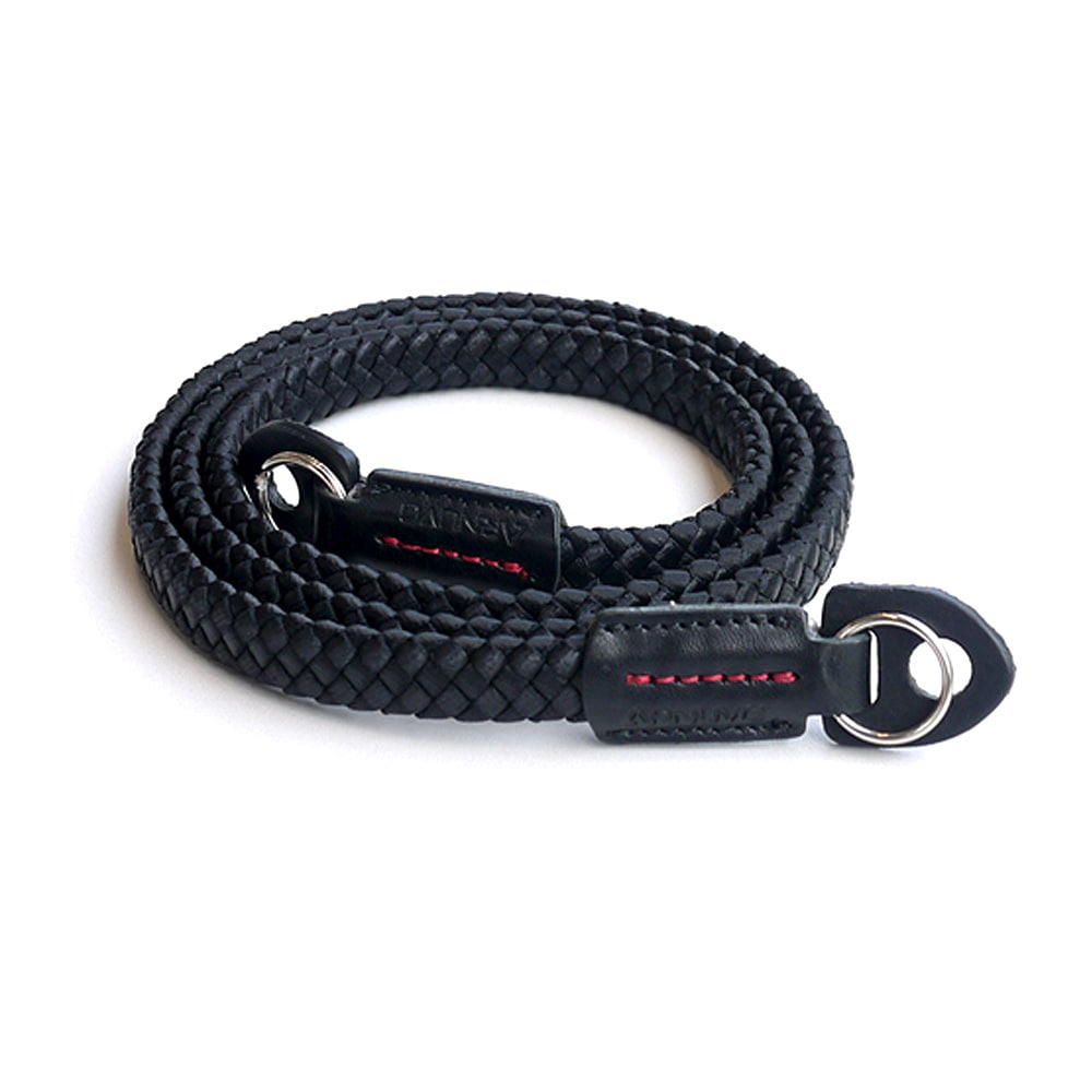 ARNUVO アルヌボ ヘビーメッシュ カメラネックストラップ Heavy Mesh（丸リングタイプ） ブラック