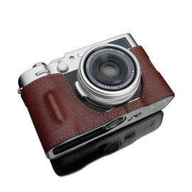 GARIZ FUJIFILM X100VI用 本革カメラケース HG-X100VIBR ブラウン