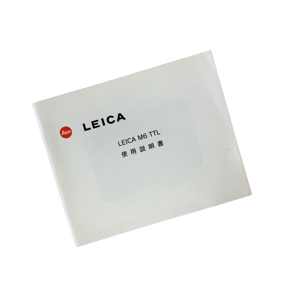 【中古】 Leica M6 TTL 取扱い説明書（日本語版）