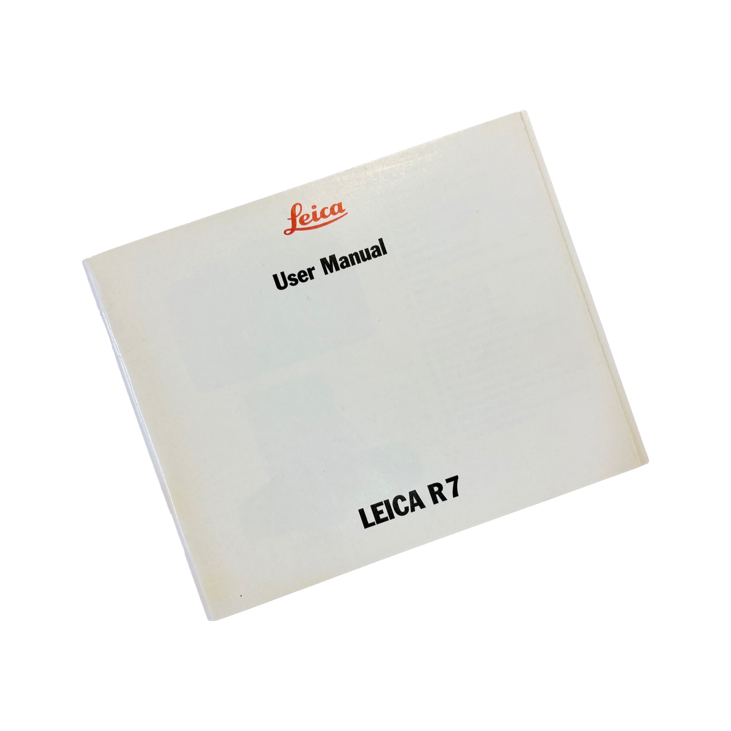 【中古】 Leica R7 User Manual（英語版）