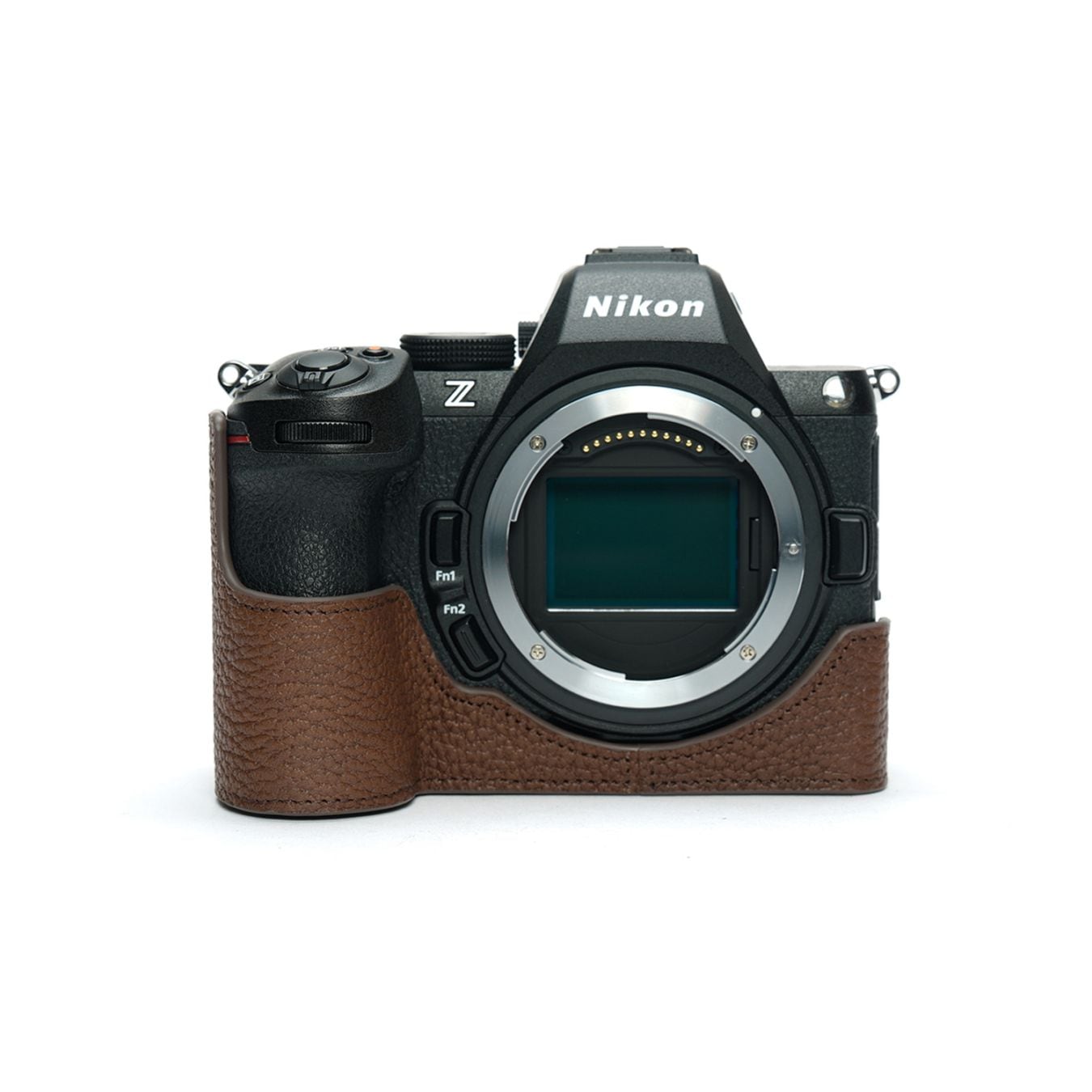 TP Original Nikon Z5 II 用 ボディーハーフケース ダークブラウン