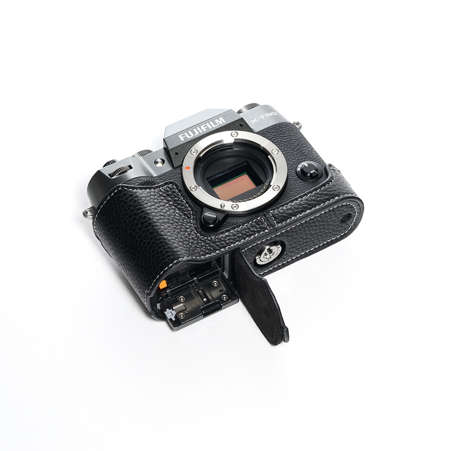 TP Original FUJIFILM X-T50用 ボディーハーフケース ブラック