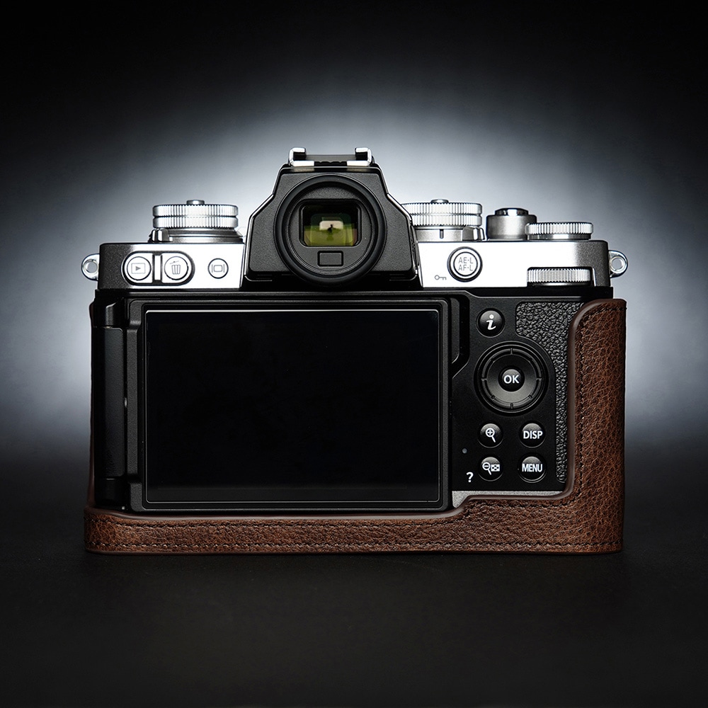 TP Original Nikon Z fc 用 ボディーハーフケース ダークブラウン