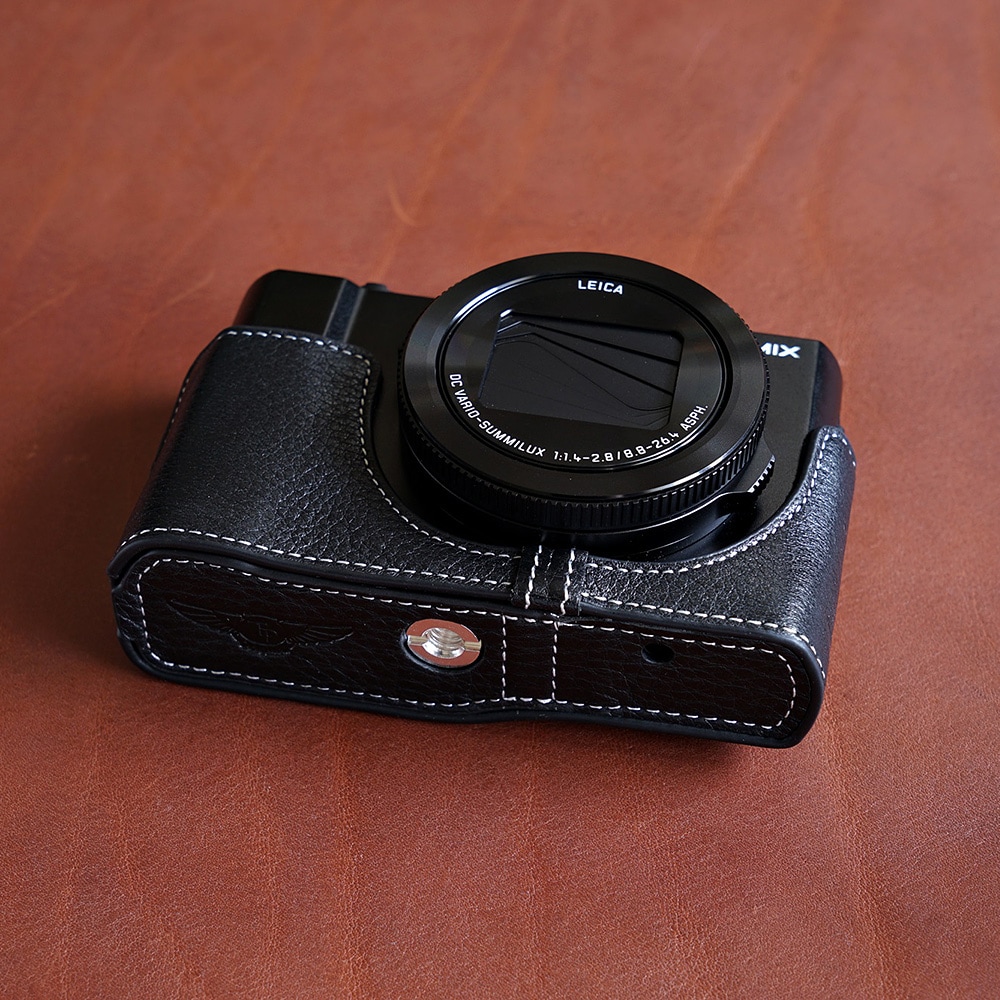 TP Original Panasonic LX9 用 ボディーハーフケース ブラック