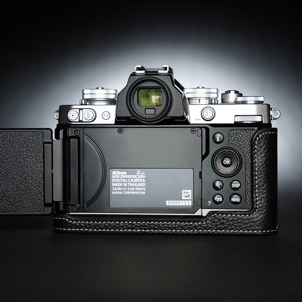TP Original Nikon Z fc 用 ボディーハーフケース ブラック
