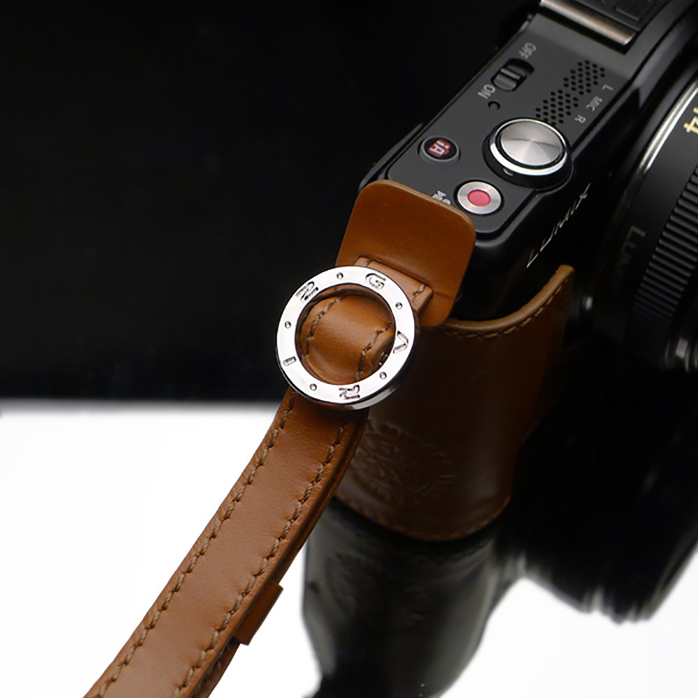 かずG GARIZ コンパクトデジタルカメラ用 本革リスト＆フィンガーストラップ