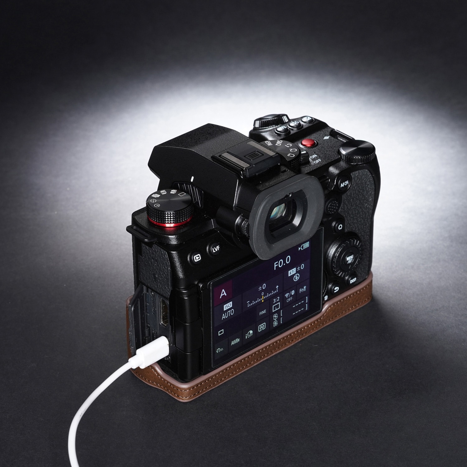 TP Original Panasonic LUMIX S5II 用 ボディーハーフケース ダーク