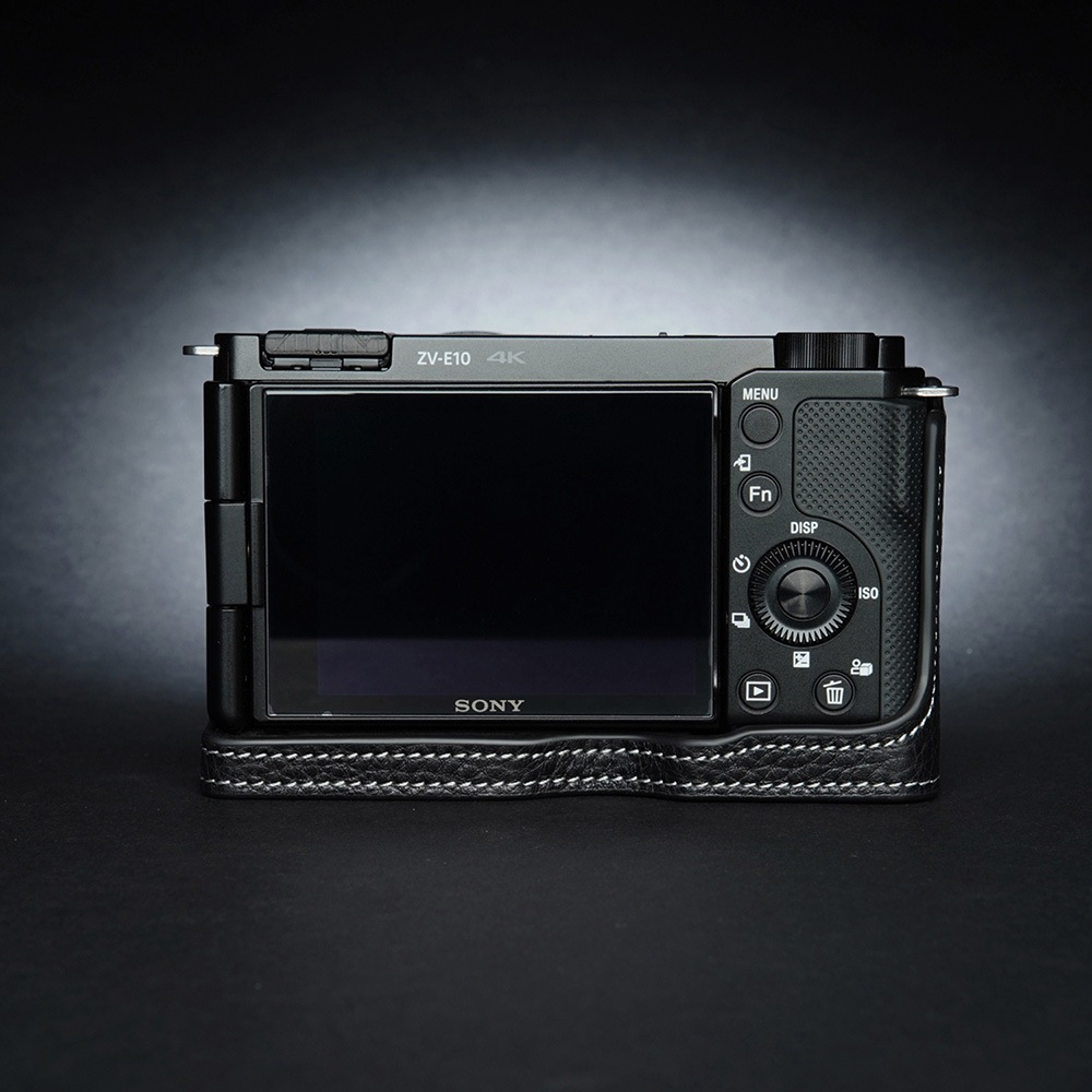 TP Original SONY VLOGCAM ZV-E10 用 ボディーハーフケース ブラック