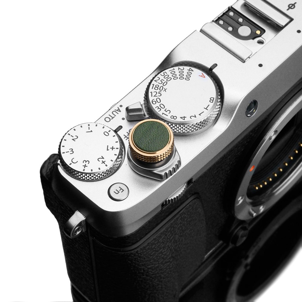 GARIZ イタリアンレザー ソフトレリーズシャッターボタン(ネジ式) 12mm GARIZ イタリアンレザー ソフトレリーズシャッターボタン(ネジ式) 12mm