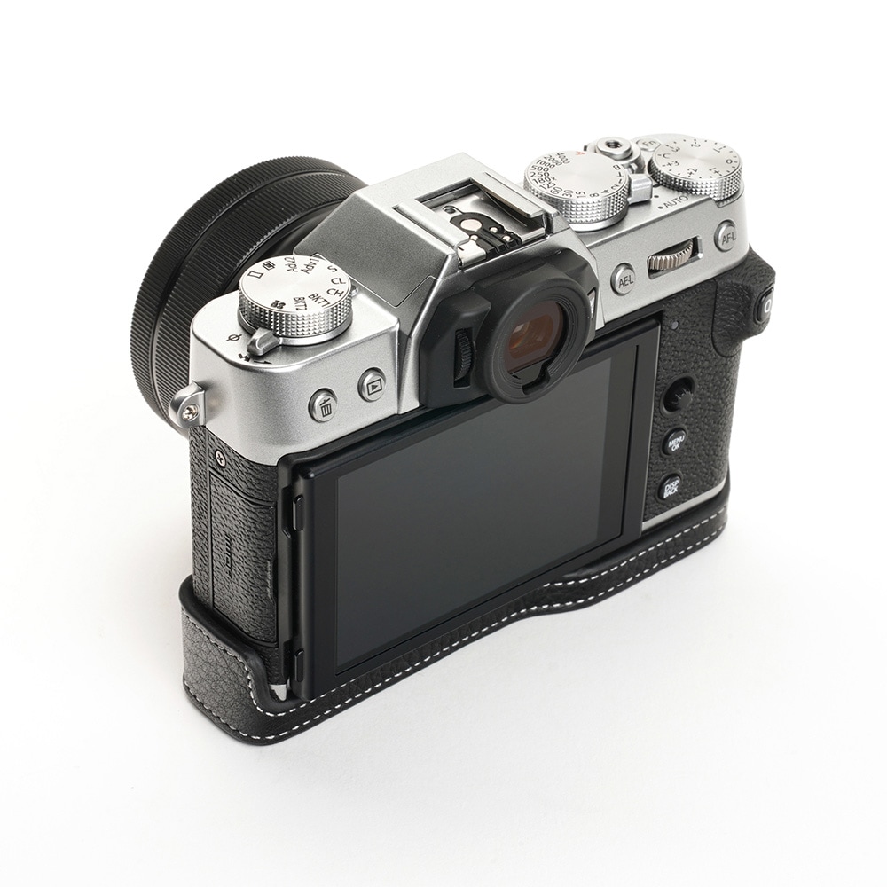 TP Original FUJIFIFILM X-T30/20/10 用 ボディーハーフケース ブラック