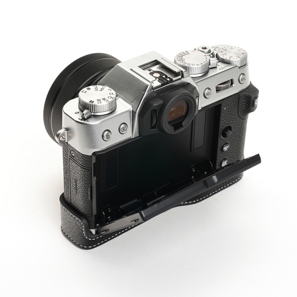 TP Original FUJIFIFILM X-T30/20/10 用 ボディーハーフケース ブラック