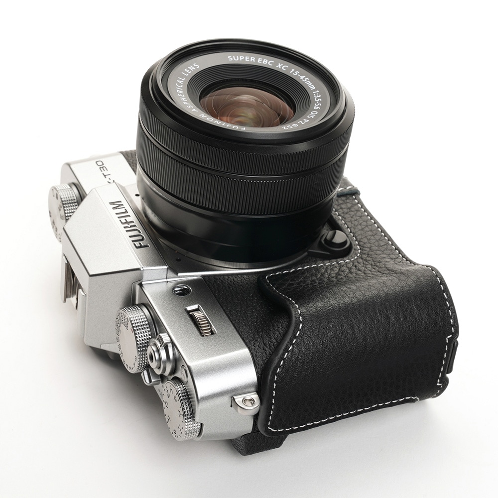 TP Original FUJIFIFILM X-T30/20/10 用 ボディーハーフケース ブラック