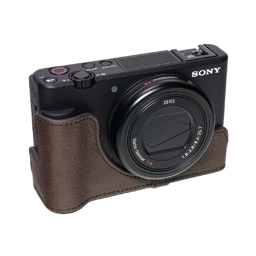 TP Original SONY VLOGCAM ZV-1 用 ボディーハーフケース ダーク