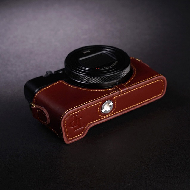 Tp Original Sony Rx100 Vi Dsc Rx100m6 用 ボディーハーフケース ブラウン カメラケース ボディージャケット ハーフケース Sony ソニー用 スマイルカメラ