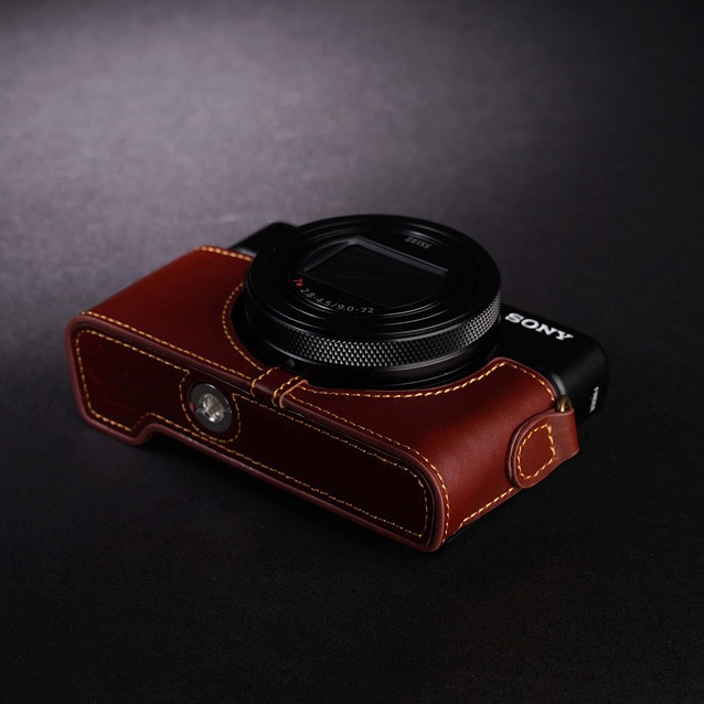 Tp Original Sony Rx100 Vi Dsc Rx100m6 用 ボディーハーフケース ブラウン カメラケース ボディージャケット ハーフケース Sony ソニー用 スマイルカメラ