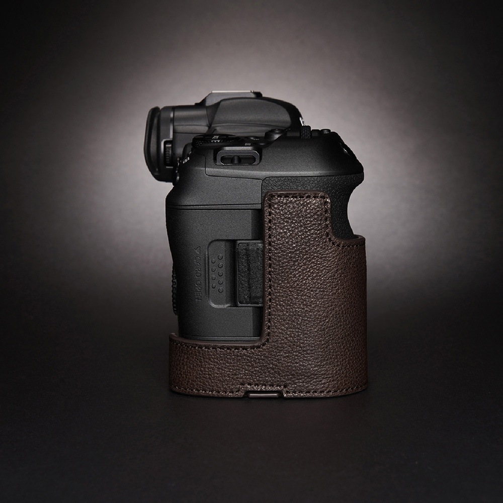 TP Original Canon EOS R5 用 ボディーハーフケース ダーク