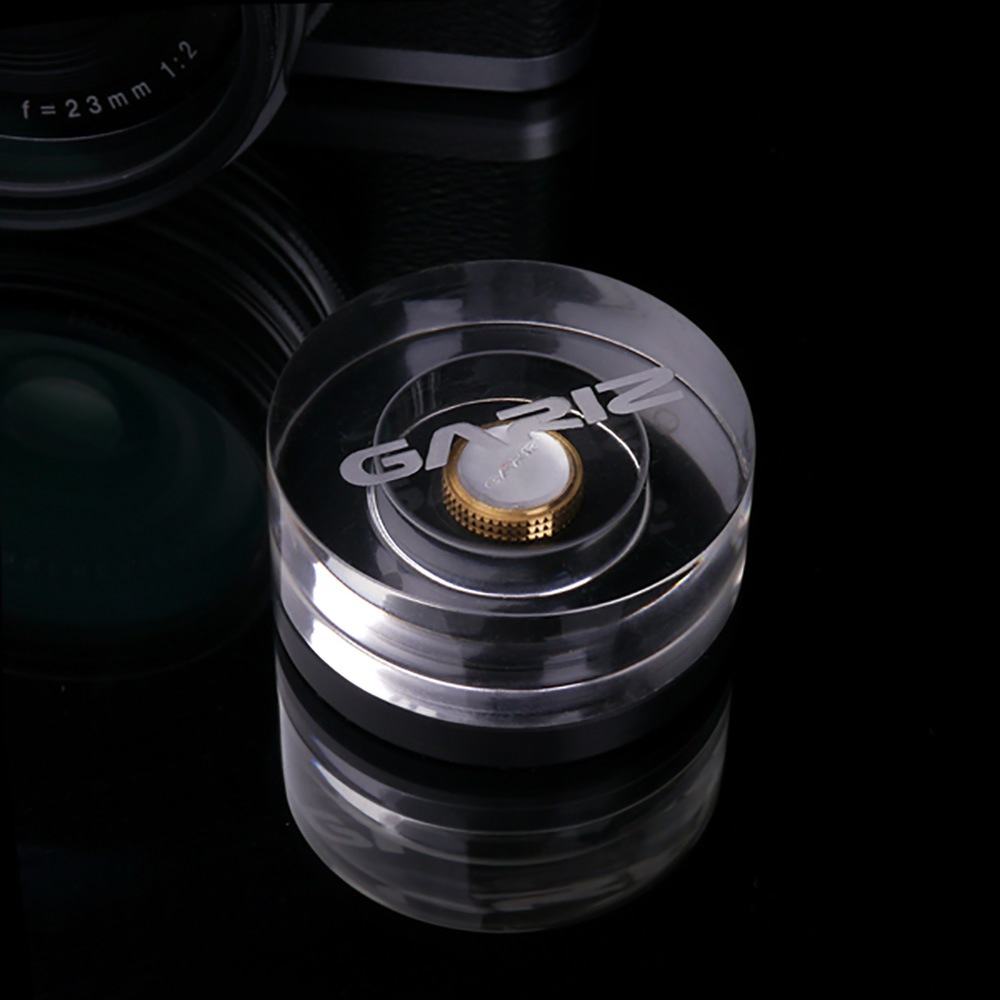 GARIZ ソフトレリーズボタン(ネジ式) 12mm ハーフミラー XA-SB5