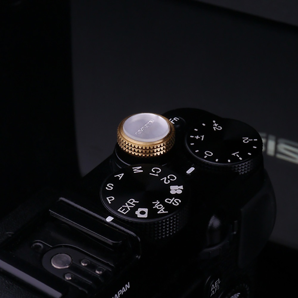 GARIZ ソフトレリーズボタン(ネジ式) 12mm ハーフミラー XA-SB5