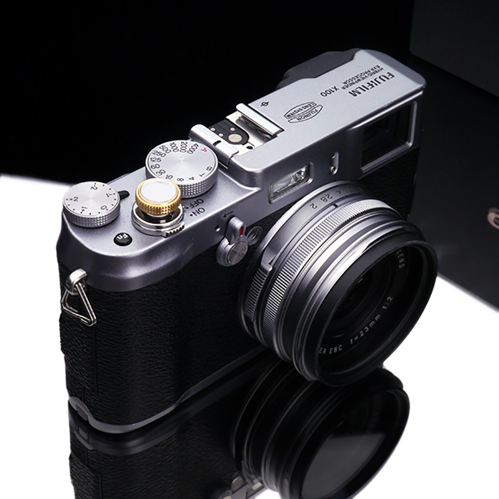 GARIZ ソフトレリーズボタン(ネジ式) 12mm ハーフミラー XA-SB5