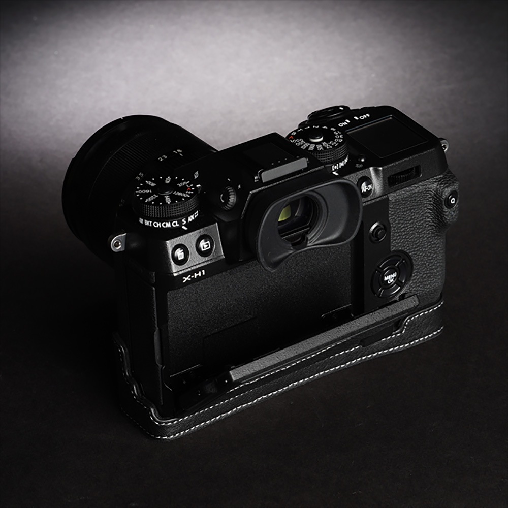 フジフィルム FUJIFILM X-H1 ハーフケース付き 良品 動作品 美品 TP Original FUJIFILM X-H1 用 ボディーハーフケース ブラック