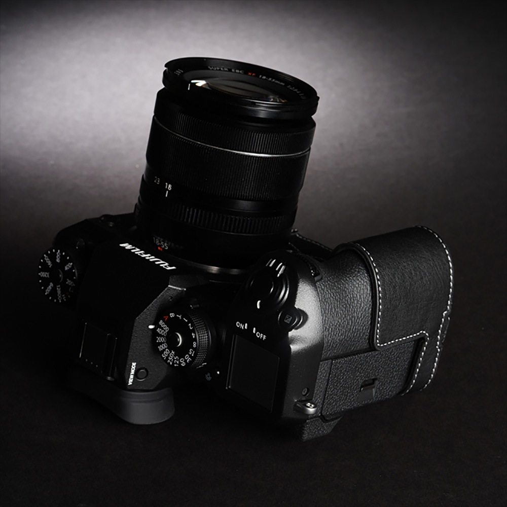 TP Original FUJIFILM X-H1 用 ボディーハーフケース ブラック