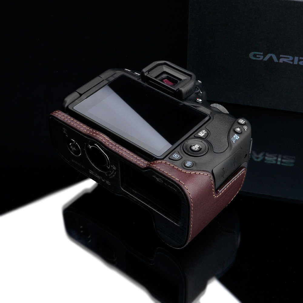 GARIZ Canon EOS Kiss X9用 本革カメラケース XS-CH200DBR