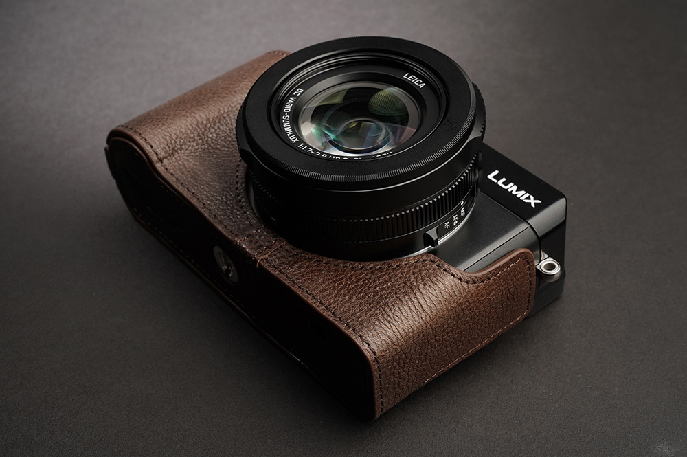 TP Original Panasonic LUMIX LX100II 用 ボディーハーフケース ダーク TP Original Panasonic LUMIX LX100II 用 ボディーハーフケース ダーク