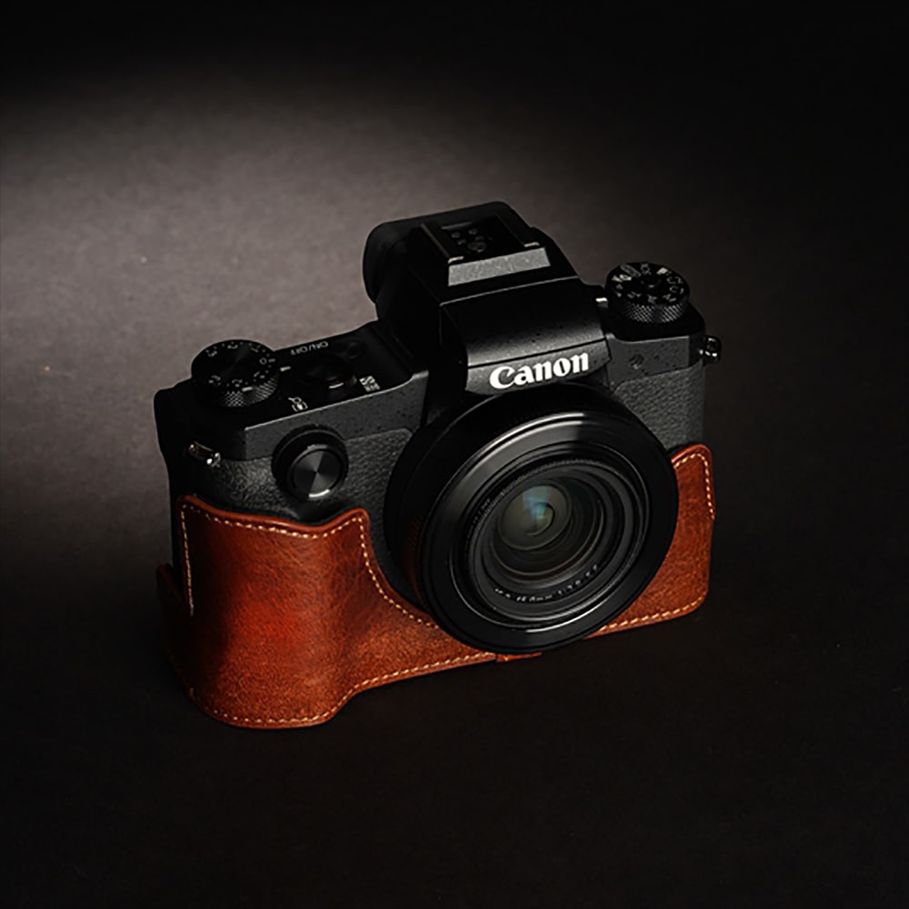 TP Original Canon PowerShot G1 X Mark III 用 ボディーハーフケース