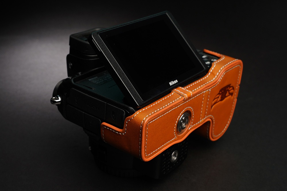 TP Original Nikon Z7/Z6 用 ボディーハーフケース オレンジ