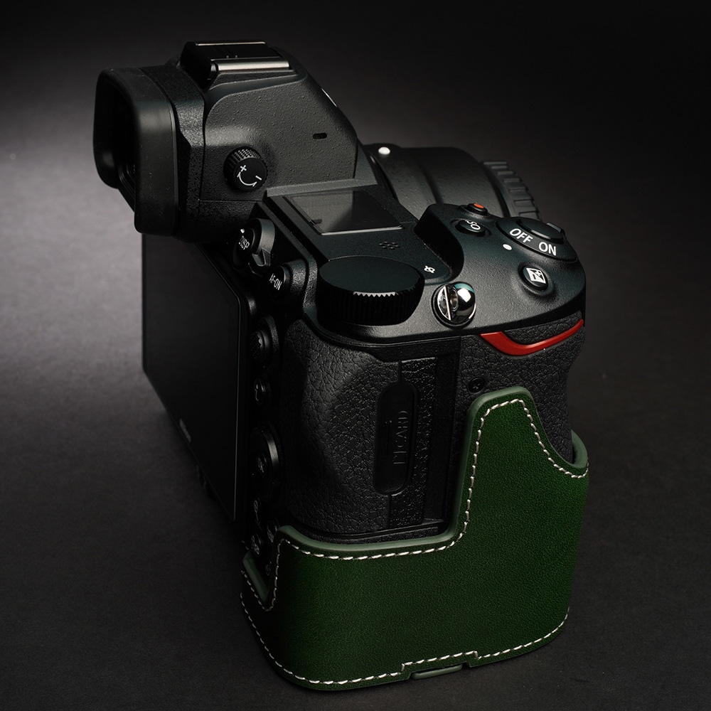 TP Original Nikon Z7/Z6 用 ボディーハーフケース エメラルド