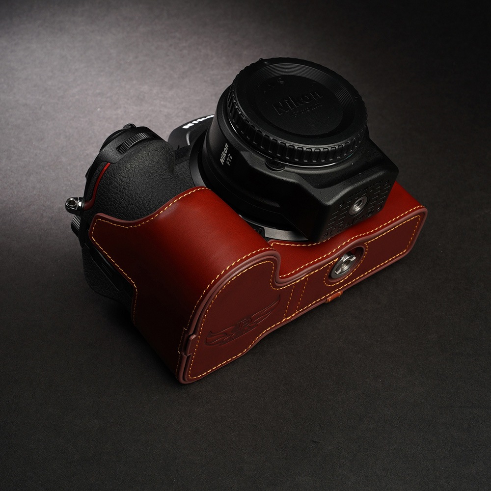 TP Original Nikon Z7/Z6 用 ボディーハーフケース ブラウン