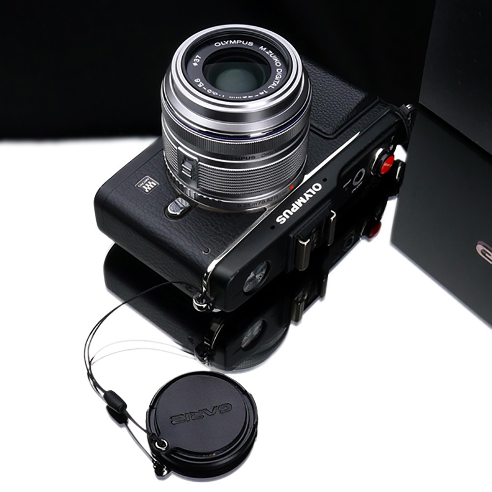 GARIZ OLYMPUS 37mm/40.5mm用 レンズキャップフィックス XACFOEBK ブラック カメラアクセサリー,レンズ