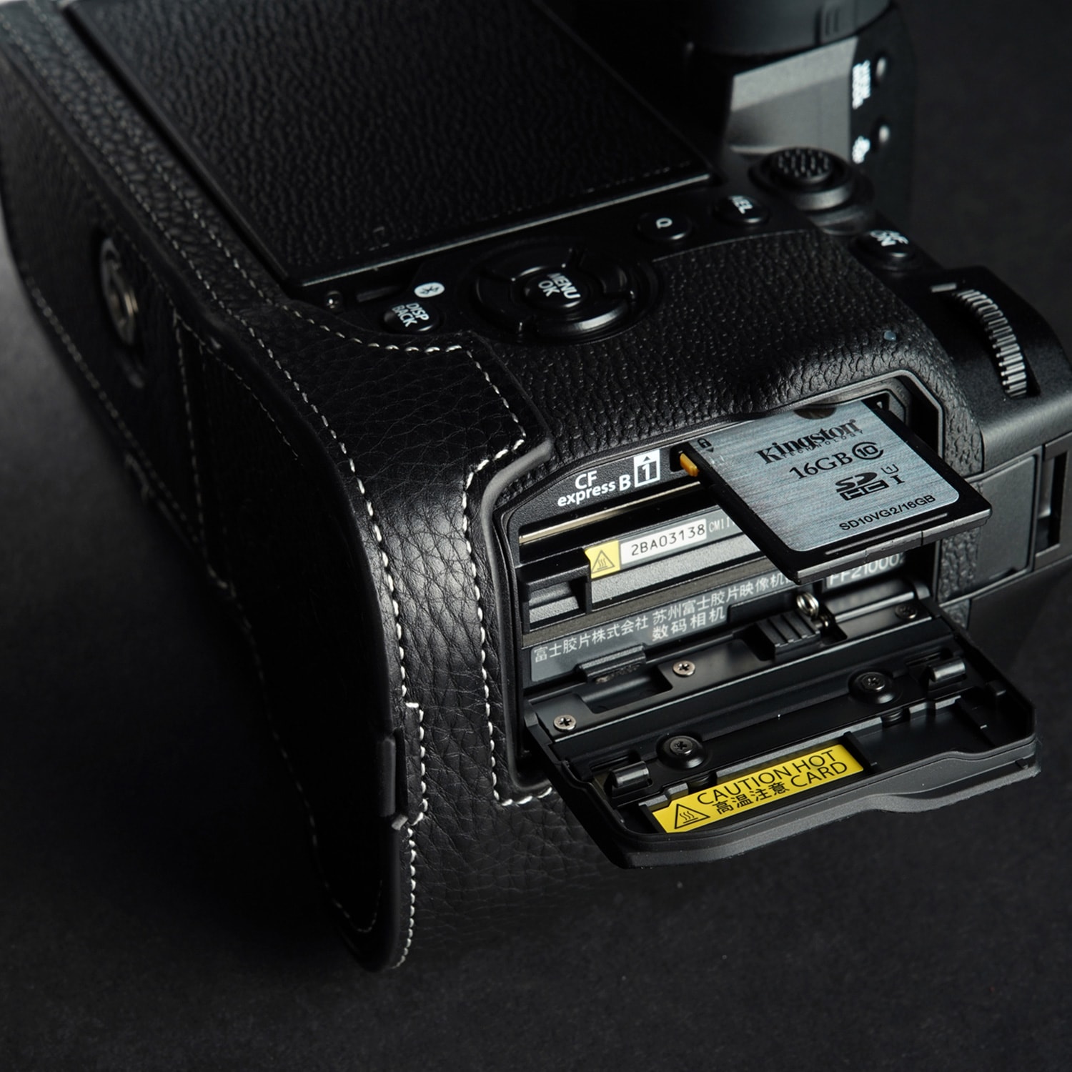 TP Original FUJIFILM X-H2S 用 ボディーハーフケース ブラック