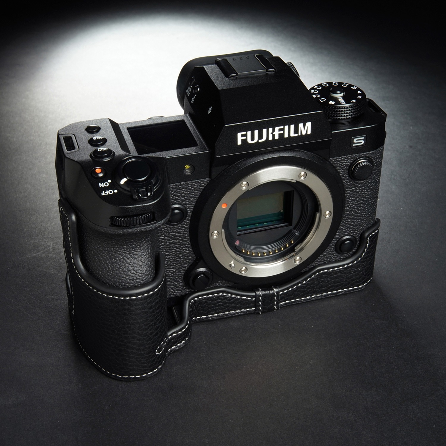 TP Original FUJIFILM X-H2S 用 ボディーハーフケース ブラック
