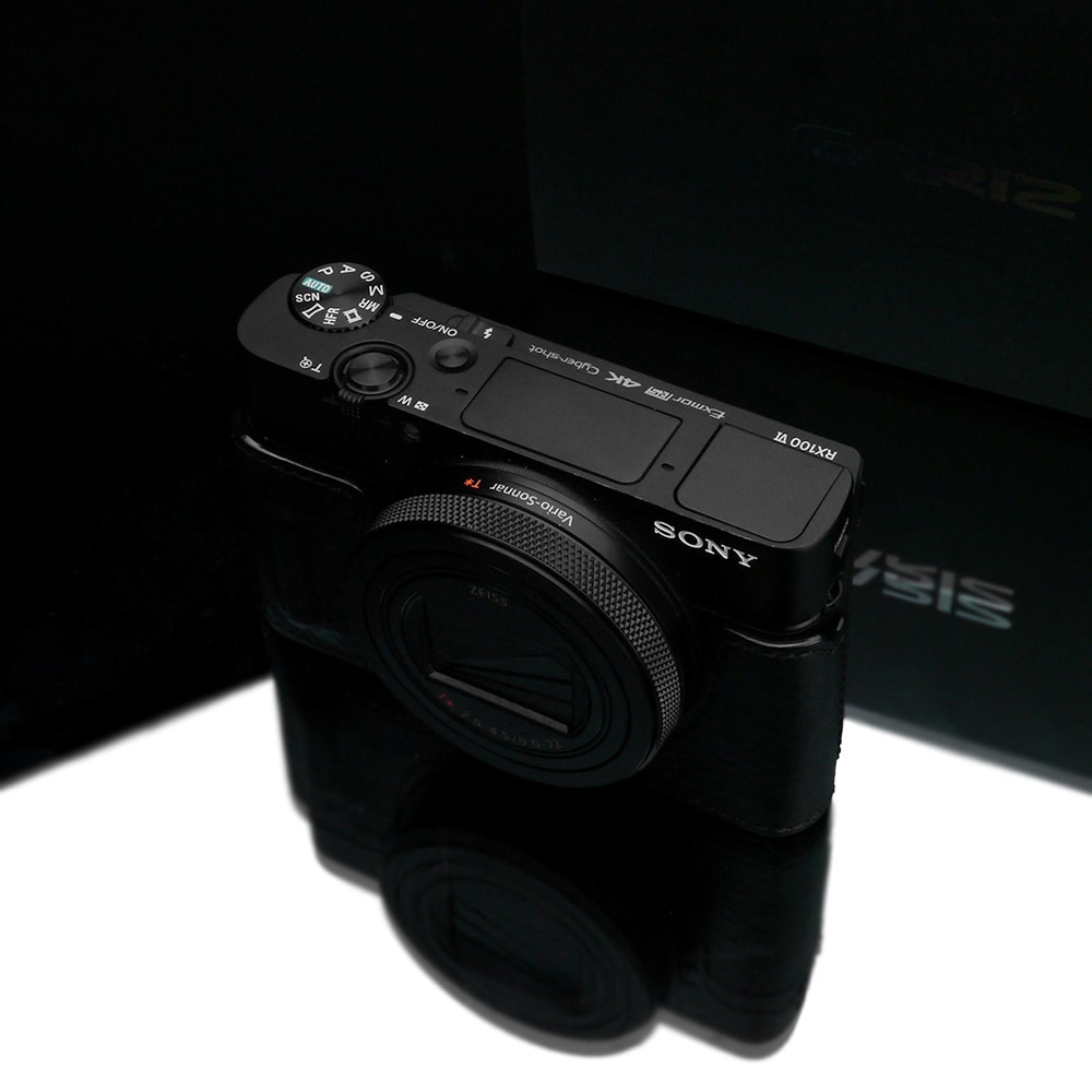 本革 SONYカメラケース RX100 M6/RX100VI用 Amazon.co.jp: 黒 キヤノン Sony Cyber-DSC RX100VI/M6 RX100V