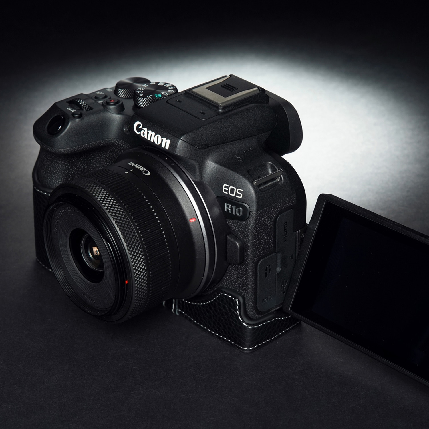 本革 新品 Canon キャノン EOS R10用 本革カメラケース ブラック 楽天市場】Canon EOS R10 専用 レザー ケース Black ブラック TP